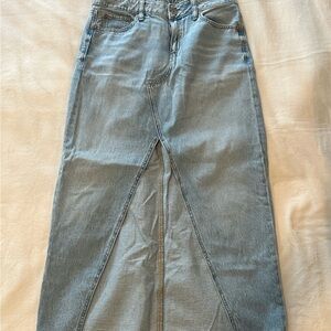 American Eagle Outfitters Light Blue Denim Skirt